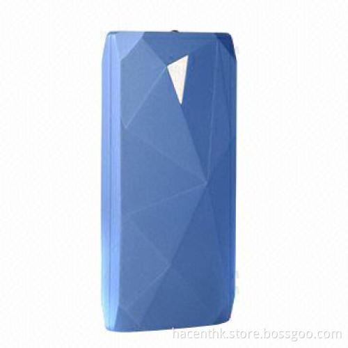 10,000mAh Super Slim External Battery Power Bank for iPhone and iPad, 5V DC, 1A Input